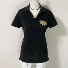 y2k ラルフローレン ビッグポニー ポロシャツ ブラック 平成女児 平成ギャル