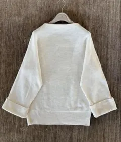 アニオナ　AGNONA ホワイト　カシミア　ニット