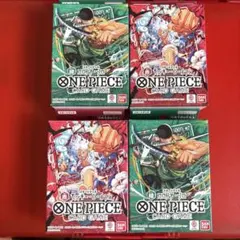 新品未開封 ワンピカード ルフィ(ST31) 2個ゾロ(ST32) 4個 計6個