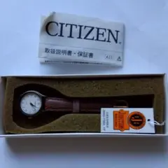 CITIZEN レディース 時計 ホワイト文字盤