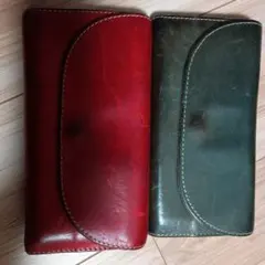 ス*⭐様 BAGGY PORT 長財布　ブルーとレッドのサムネイル