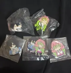 鬼滅の刃　伊黒小芭内　甘露寺蜜璃 ラバーストラップ　おねむたん　まとめ売り