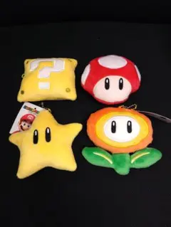 スーパーマリオ ダイカットコインケース　4種セット