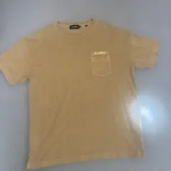 XLARGE ベージュ ポケット付き Tシャツ Mサイズ