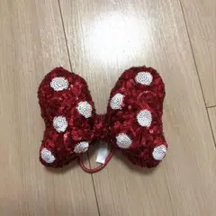 ミニーちゃん　リボン　ヘアゴム