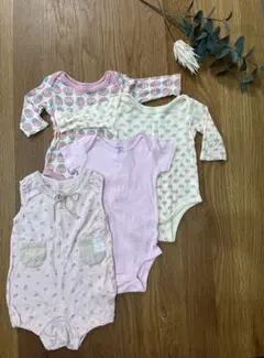 女の子　ベビー肌着　4点セット　70㎝