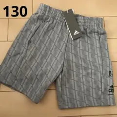 adidas アディダス　ハーフパンツ　スウェット　パンツ　サッカー　130