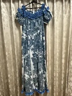 マウナロア フラダンス オフショルダードレスワンピース フリル ハワイ