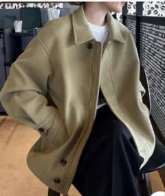 【select MOCA】ビッグシルエットミドルコート