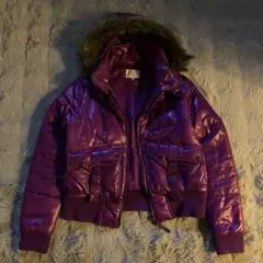 y2k 平成ギャル fur down jacket gimmick 短丈