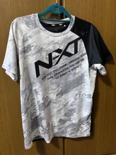 Mizuno 迷彩柄 Tシャツ Mサイズ グレー/ブラック