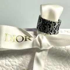 Christian Diorトロッター No.2 ロゴデザインリング ブラックのサムネイル