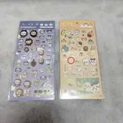 ちいかわ ゴールドクリアシール ステッカー リボン ピース ハチワレ うさぎ