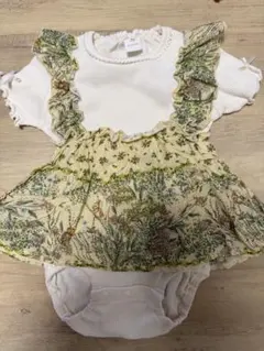 新品　ベビーロンパース　ワンピース　バースデイコトリCottoli 動物　レース