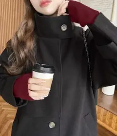 COS ネイビー ポンチョ ケープコート 新品未使用タグ付き - メルカリ