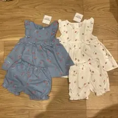 Bebe 新品タグ付きセットアップ　双子