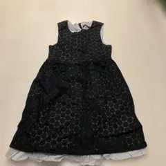 beBe 黒 ノースリーブワンピース 140