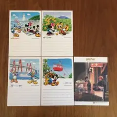 ディズニー ハリーポッター ポストカード 5枚セット