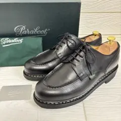 美エイジング】Paraboot CHAMBORD ブラック Uチップ 箱付き - メルカリ