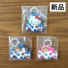 【新品】PEKO ペコちゃん サンリオ キティ ぷっくりめじるしアクセサリー 3