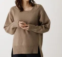 アズール  トップス　2WAY LAYERED SET KNIT TOPS