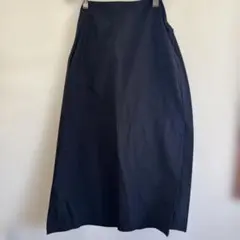 黒 フレアスカート ゴムウエスト