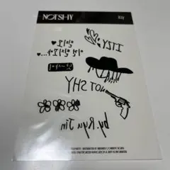 ITZY NOTSHY リュジン タトゥーシール ステッカー 初回特典