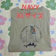 NAVY オーガニックコットン Tシャツ XLのサムネイル