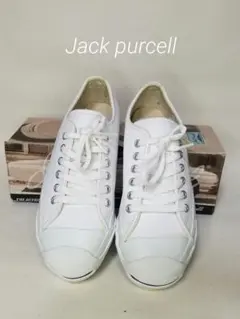 コンバース ジャックパーセル ホワイトレザー 90年代 USA製 サイズ23cm
