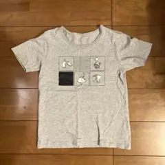 イラスト入りグレーTシャツ Mサイズ