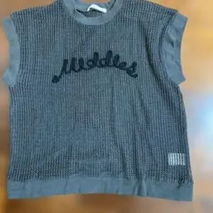 グレー メッシュ トップス　しまむら　夏に涼しく着れます