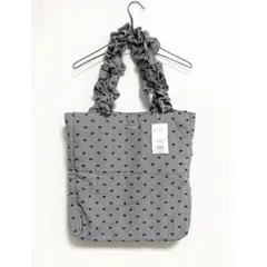 merry jenny 新品 ブラック くしゅくしゅショルダートート