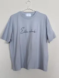 ELLE CLUB ロゴプリント Tシャツ