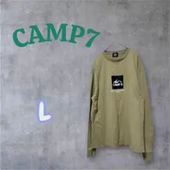 CAMP7 キャンプセブン　ボックスロゴ　長袖カットソー Lのサムネイル