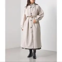 ナイスクラップ NICE CLAUP アレンジカラーシングルロングコート （A）のサムネイル