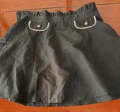 フリルスカート　黒