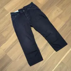 ★春夏快適★Johnbull ジョンブル クロップドパンツ　ネイビーのサムネイル