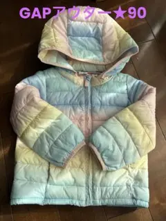 GAP フード付きキルティングアウター