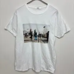 アダムエロペ　旅するフォトTEE Tシャツ 綿100% 白 Fのサムネイル