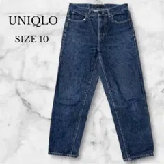 ユニクロ　ジーンズ　デニムパンツ　レディース　カジュアル　シンプル　インディゴ