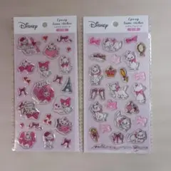 ディズニー♡マリーちゃんエポキシラメシール新品未開封