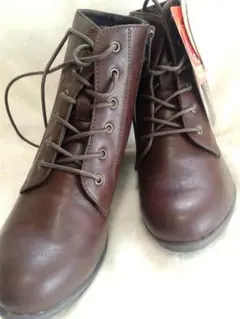 【未使用品】防水・防滑ショートブーツ ブラウン Mサイズ