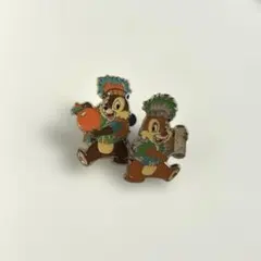 チップとデール ピンズ ピンバッジ ディズニー 森永世界の旅