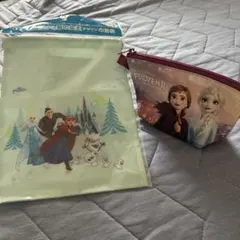 アナと雪の女王 ポーチ&きんちゃくセット