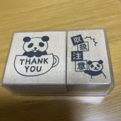 ラバースタンプ　パンダ