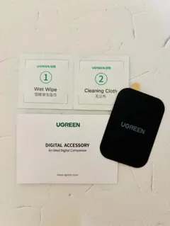 UGREEN メタルプレート マグネット プレート 角型 粘着固定 3Ｍ製 1枚のサムネイル