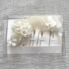 ヘアアクセ　造花