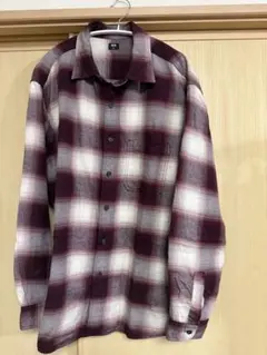 UNIQLO XL オンブレチェックネルシャツ
