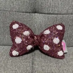 ミニーちゃん リボン スパンコール ピンク パルパルーザ