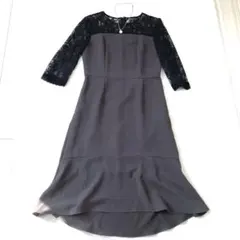 新品タグ Rire feteリルフェテ ドレス レースマーメイドワンピース Ｍ